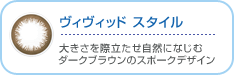 ヴィヴィットスタイル：大きさを際立たせた自然になじむダークブラウンのスポークデザイン